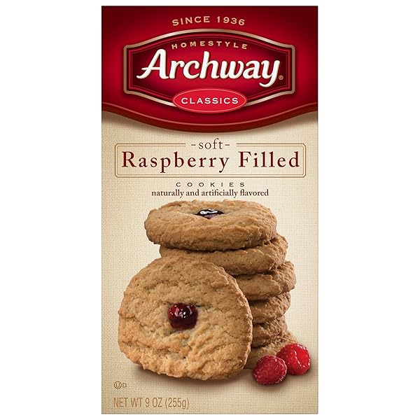 ARCHWAY COOKIES, RASPBERRY FILLED, 9 OZ