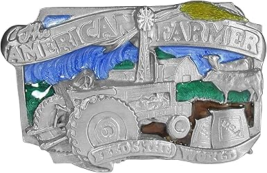 farmer belt buckle