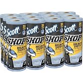 Scott Shop Towels Heavy Duty, 60 Towels/Roll, 12 Rolls/Case