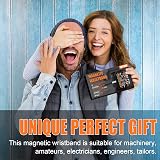 WEARXI Magnetic Wristband for Men Tools Gifts Fathers Day Dad Birthday view 2