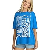 Billabong Women's Super Soft Cotton Knit Jersey Tee Short Sleeve T-Shirt