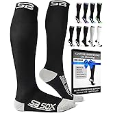 SB SOX Compression Socks for Women & Men (20-30 mmHg) - Best Support Stockings for Nurses, Travel, Medical, Pregnancy, and Daily Wear