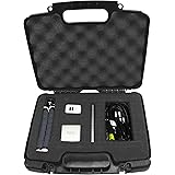 Portable Travel Projector Carry Hard Case w/ Dense Foam - Fits RIF6 CUBE , LG MiniBeam , Syhonic S8 , Amaz-Play Mobile Pico Projector , InFocus IN1146 and Small Accessories