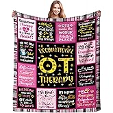 Sletop Occupational Therapy Blanket Occupational Therapist Gifts for Women,Ot Throw Blankets Best Occupational Therapy Gifts for Women Occupational Therapists 50"X40"