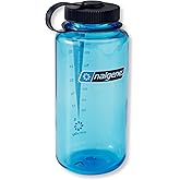 Nalgene Wide Mouth Water Bottle, Blue, 32 oz