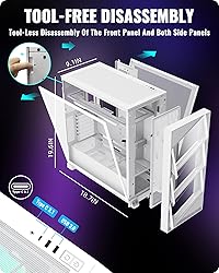 Segotep T3 White Mid-Tower ATX Gaming PC