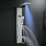 ROVOGO No Battery Needed Shower Panel System with