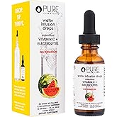 Pure Inventions - Watermelon Water Infusion Drops - Antioxidants, Vitamin C & Electrolytes - Health & Wellness Drink - Immunity Support -Sugar Free, Zero Calorie, No Artificial Sweeteners -30 Servings