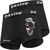 Davion Baseball Cup Youth Boys Underwear with Protective Athletic Cup for Boys, Soft Sports Protection for Baseball Football