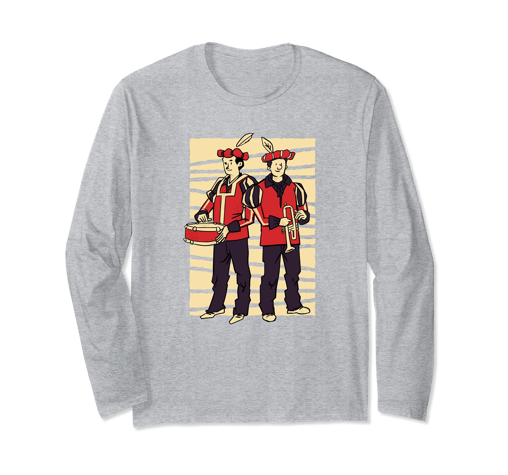 Trumpet And Drum Orchestra Long Sleeve T-Shirt