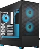 Fractal Design Pop Air RGB Cyan Core ATX Mid Tower Case 3x120mm Fans TG