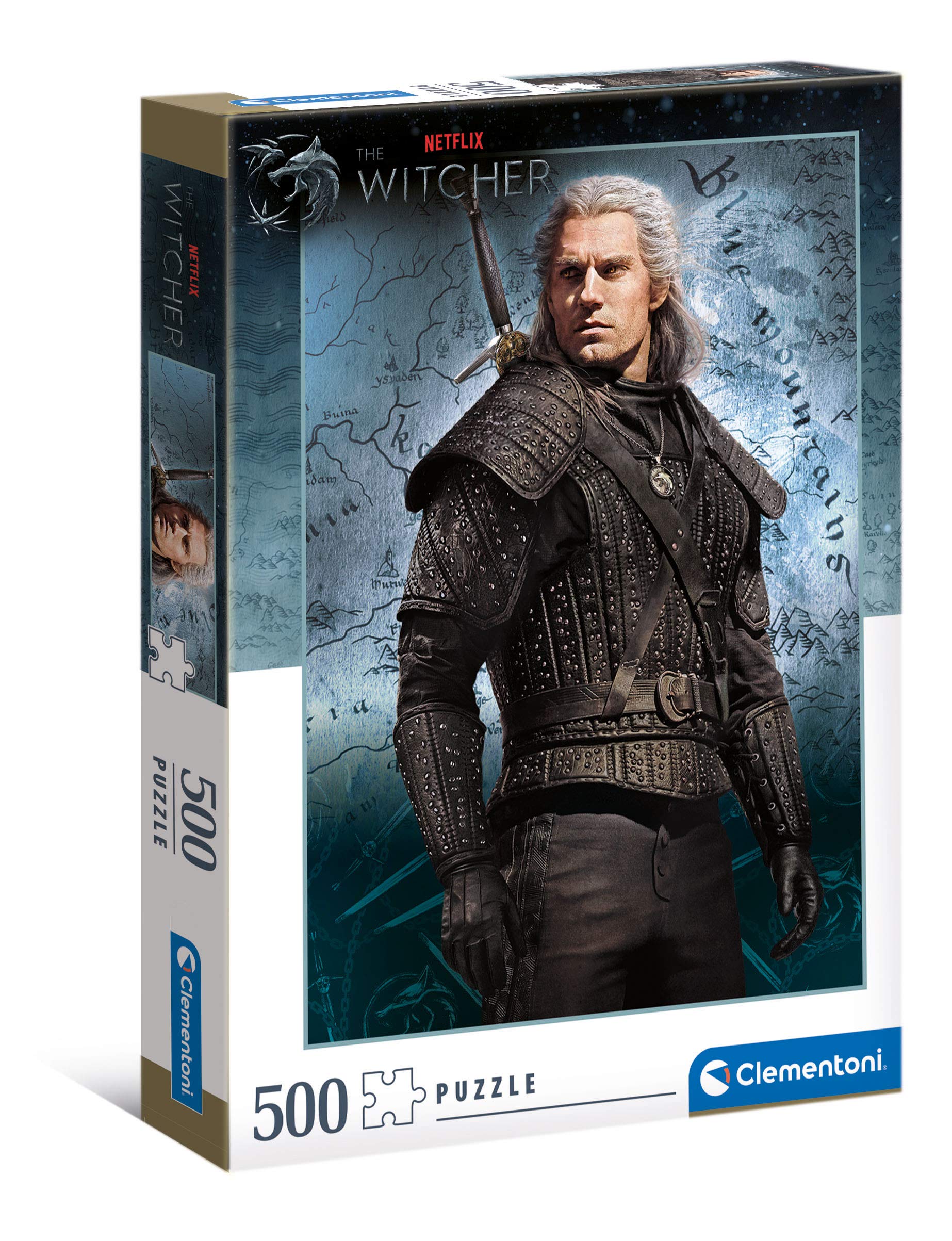 Clementoni - 35092 - jigsaw puzzle The Witcher - Made in Italy - jigsaw puzzle for adult 500 pieces