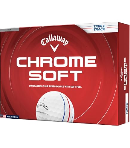 Amazon.com : Callaway 2022 Chrome Soft X LS Dozen Golf Balls White