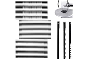 45Pcs Scroll Saw Blades,High-Carbon Steel Coping Saw Blade Simple Installation,Carving Saw Blades with Cross Pin for Sawing W