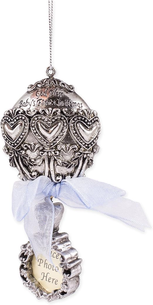 baby rattle ornament