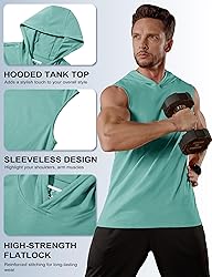 MAGCOMSEN Mens Sleeveless T Shirts Summer Tank Tops