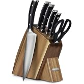 Wusthof Classic Ikon 7 Piece Slim Knife Set with Acacia Block