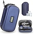 Gelozid Insulin Cooler Travel Case with Temperature Display 24h, TSA Approved Diabetes Travel Case with 2x160g Ice Packs for Daily Use and Trips，Upgraded Version Blue