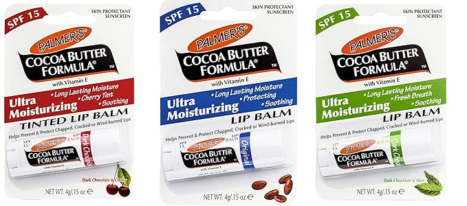 Palmer's Lip Balm Combo (Original-Mint-Cherry)