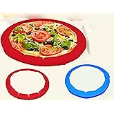 Melostu 2 Pack Pie Crust Shield Adjustable Bake Crust Protector,Pie Kitchen Tool edges of pie Pie Crust Protector Cover, Fit