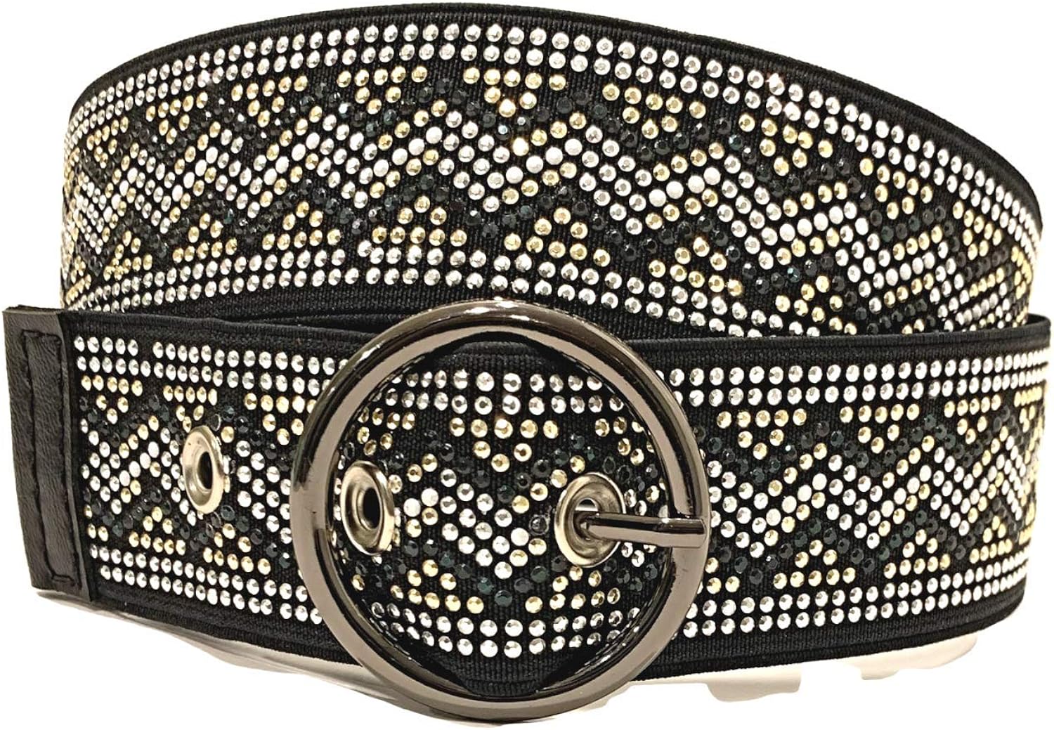 Rhinestone Belt for Women Black Crystal Bead Rhinestone Belt Women