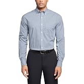 Tommy Hilfiger Men's Regular Fit Non Iron Gingham Dress Shirt - Amazon Exclusive