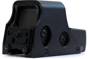 Bravary Holographic Sight 551 552 553 556 558 Red Green Dot Holo Sight Metal Scope 10 Levels Brightness Adjustment Holographic Sight