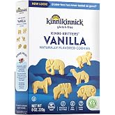 Kinnikinnick Gluten Free KinniKritters Vanilla Animal Cookies, 8 oz | Light and Tasty Vanilla Animal Shaped Cookies, Allergy Friendly, Vegan, Kosher, Nut Free, Peanut Free, Soy Free
