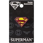 DC Comics Superman Logo Colored Pewter Lapel Pin