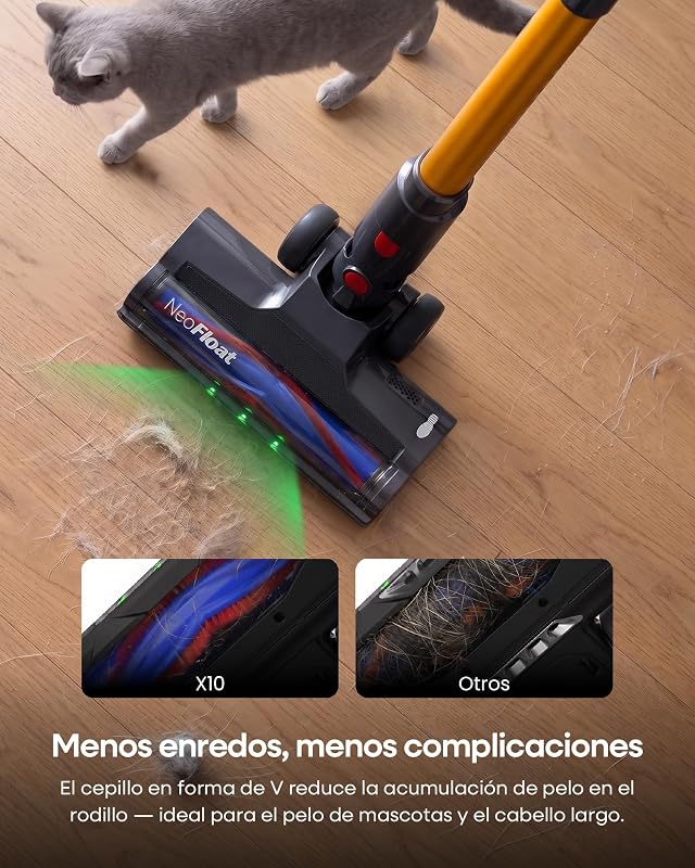 Aspiradora Sin Cable 55kPa/550W/60Mins, para Alfombras Pelo Mascotas — foto 4 de 8
