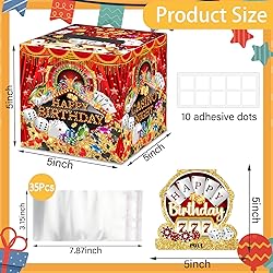 SHLINCO Casino Birthday Party Gifts, Poker Night