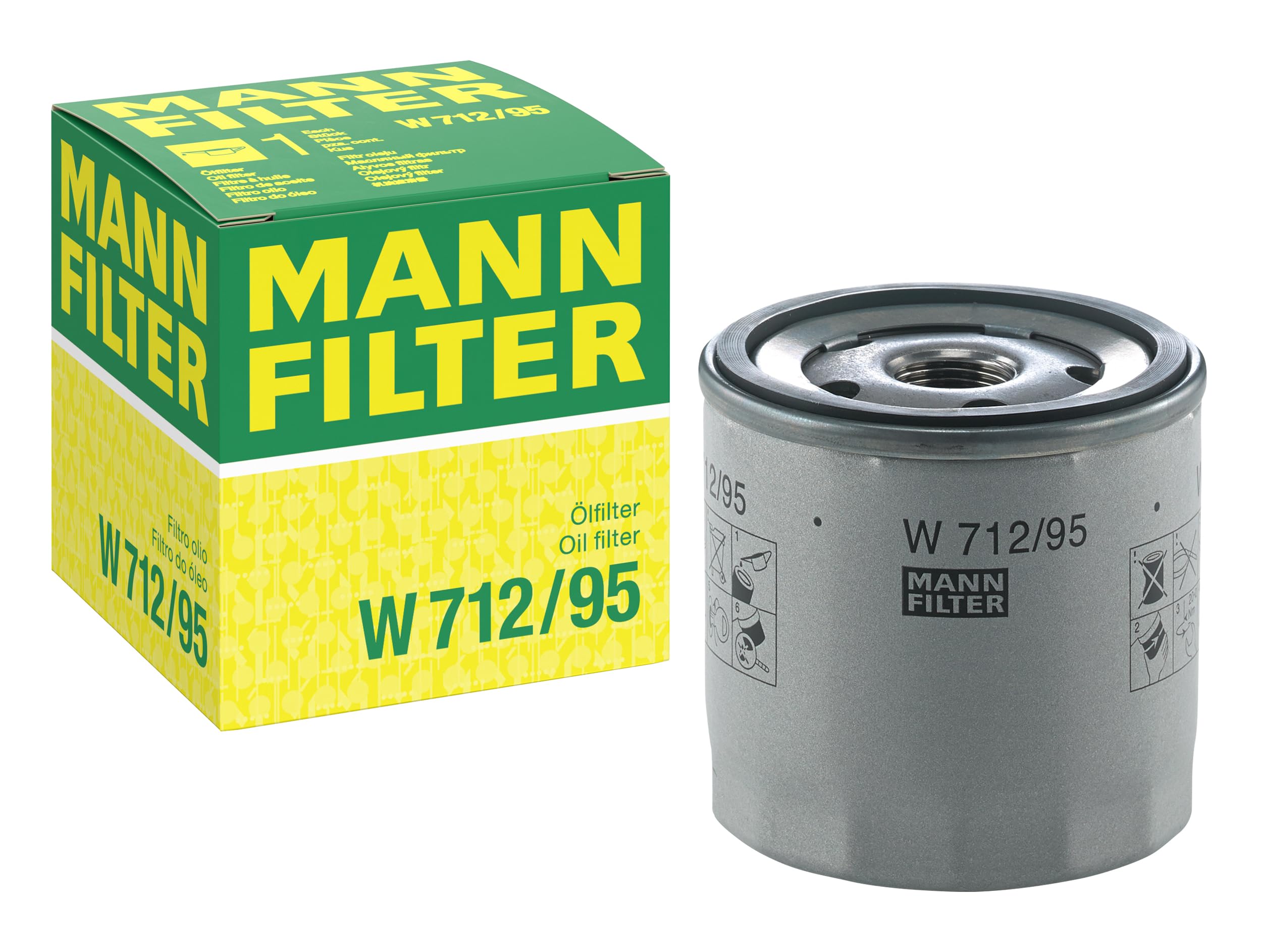 MANN-FILTER W 712/95 Oil Filter - for Cars + Transporters