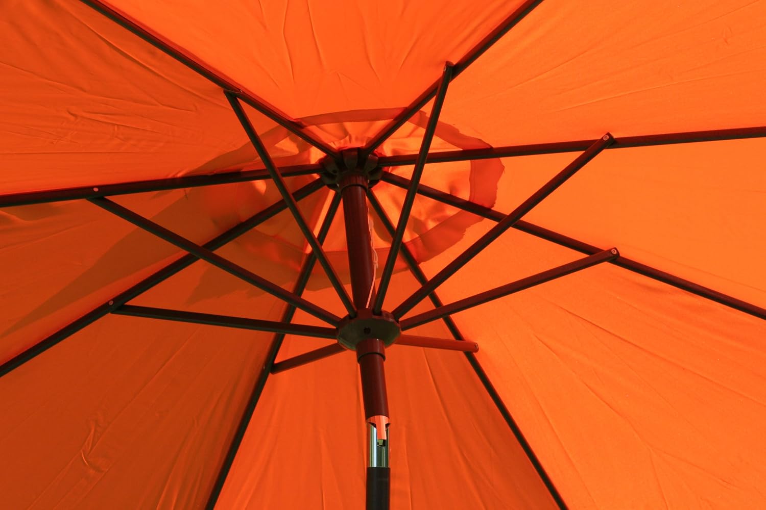 Amazon Com Pebble Lane Living 9 Outdoor Patio Umbrella With Tilt And Crank Orange Garden Outdoor