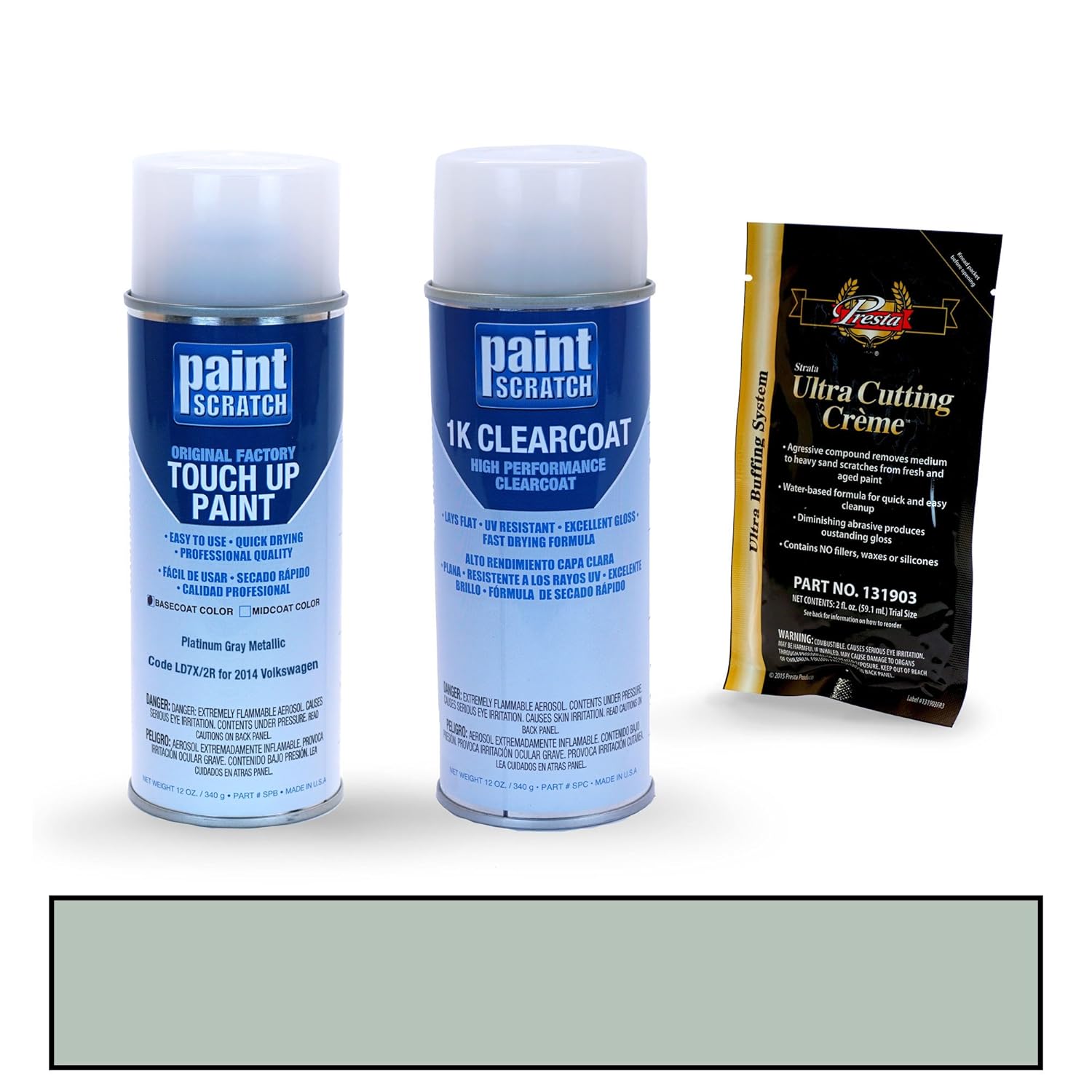 PAINTSCRATCH Platinum Gray Metallic LD7X/2R for 2014 Volkswagen Jetta Touch Up