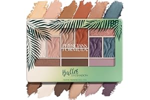 Physicians Formula Murumuru Butter Eyeshadow, 12-Shade Ultra-Creamy Palette with Murumuru & Tucuma Butters, Silky Soft Blendable Formula – Tropical Days