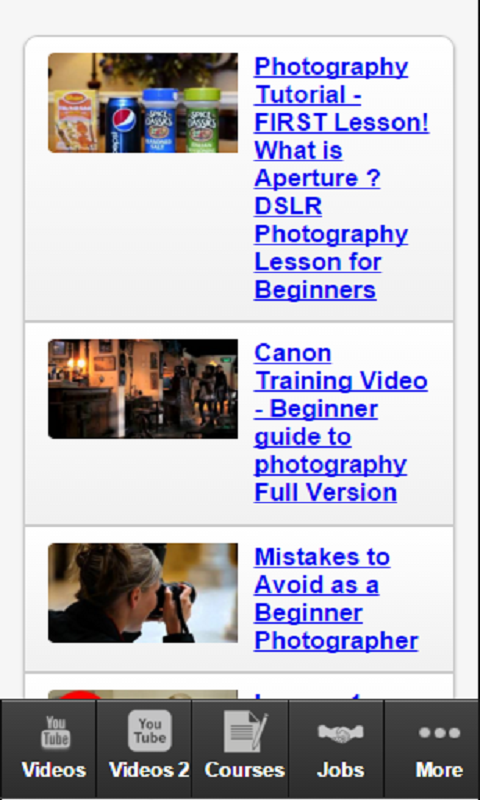 Photography Lessons For Beginners