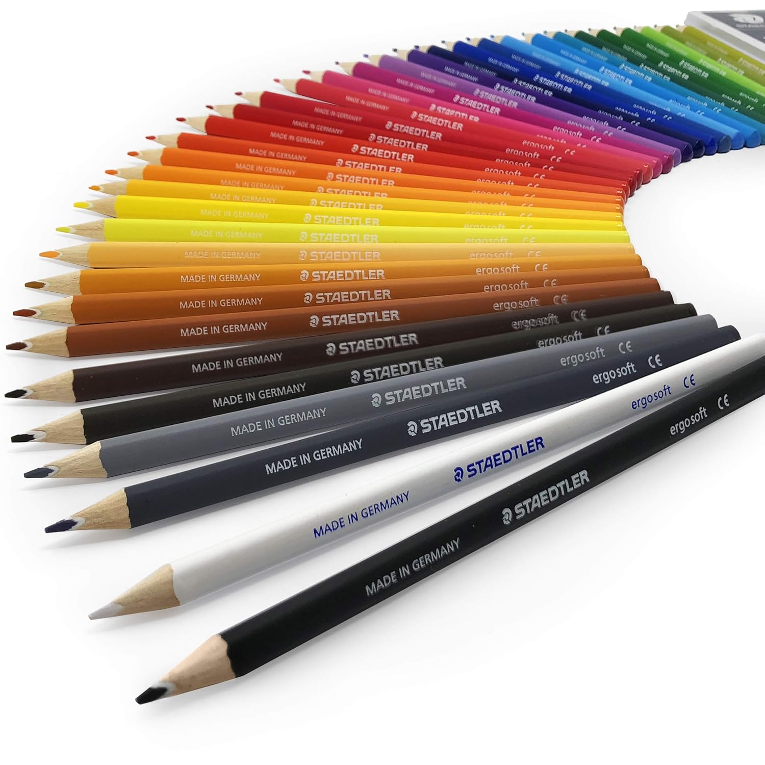 Staedtler Ergo ソフトカラー鉛筆 36色詰め合わせ メタルギフト缶入り B07HRY9L7Y  