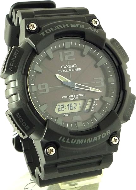 casio s810w set time