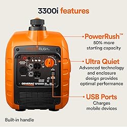Generac 3,300-Watt Gas Powered Portable Inverter