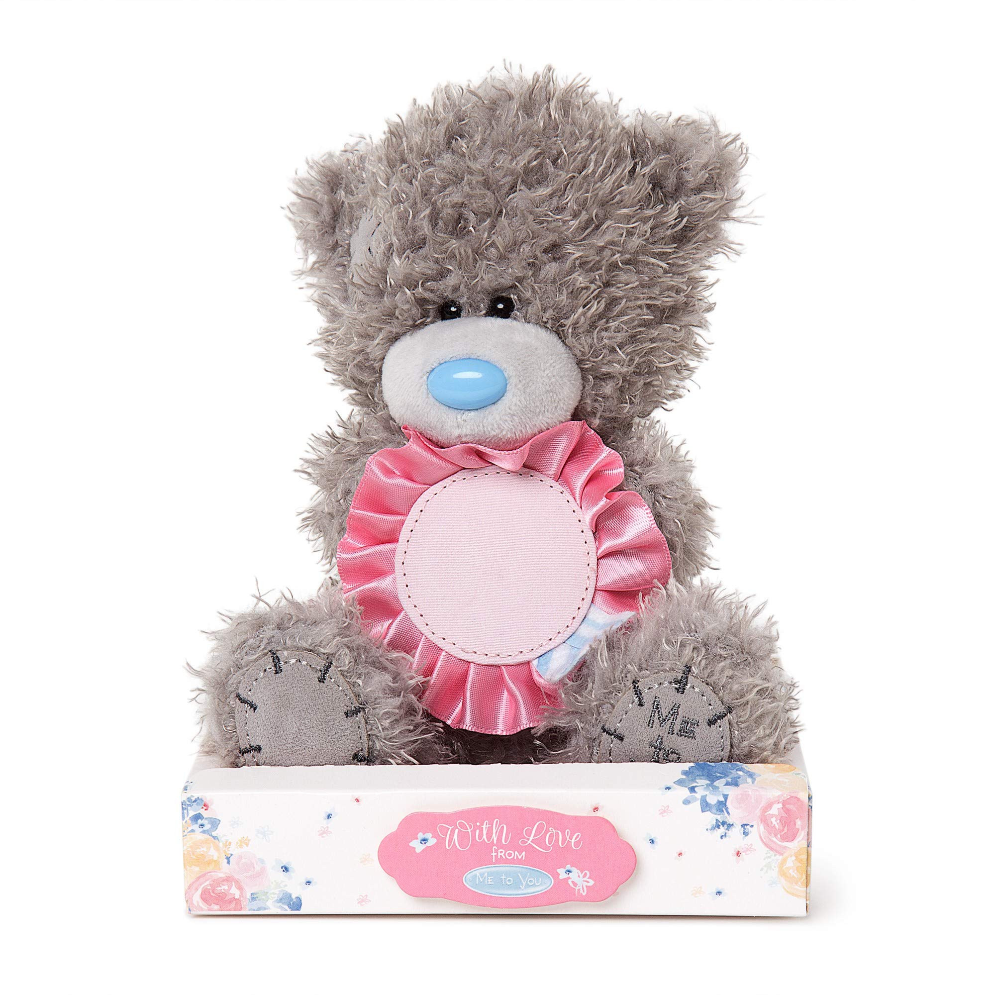 Me To You MP701017 Personalise Yourself Tatty Teddy Bear Mum, Grandma, Mummy, Nan, Mam, You Are The Best In The World,Blue,grey,pink