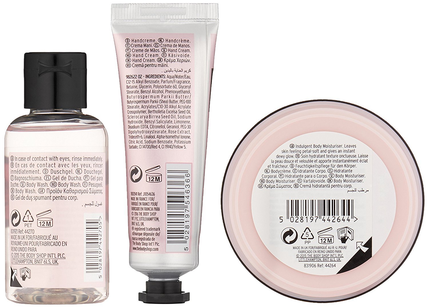 The Body Shop British Rose Beauty Bag