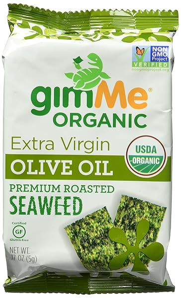 GIMME SEAWEED ORGANIC PREMIUM ROASTED SEAWEED, EXTRA VIRGIN...