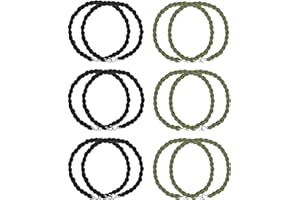 JOVITEC 12 Pieces Elastic Boot Straps Military Leg Straps Blousing Garters with Metal Hooks for Navy Army Air Force