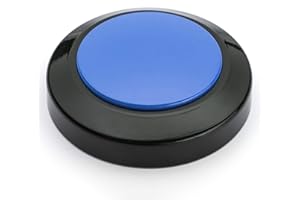 CIRBIC Talking Clock for Visually impaired, Blind, Elderly. Large and high Contrast (Blue)