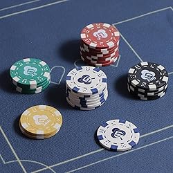 LUOBAO 11.5 Gram Poker Chips,200pc Casino Chips