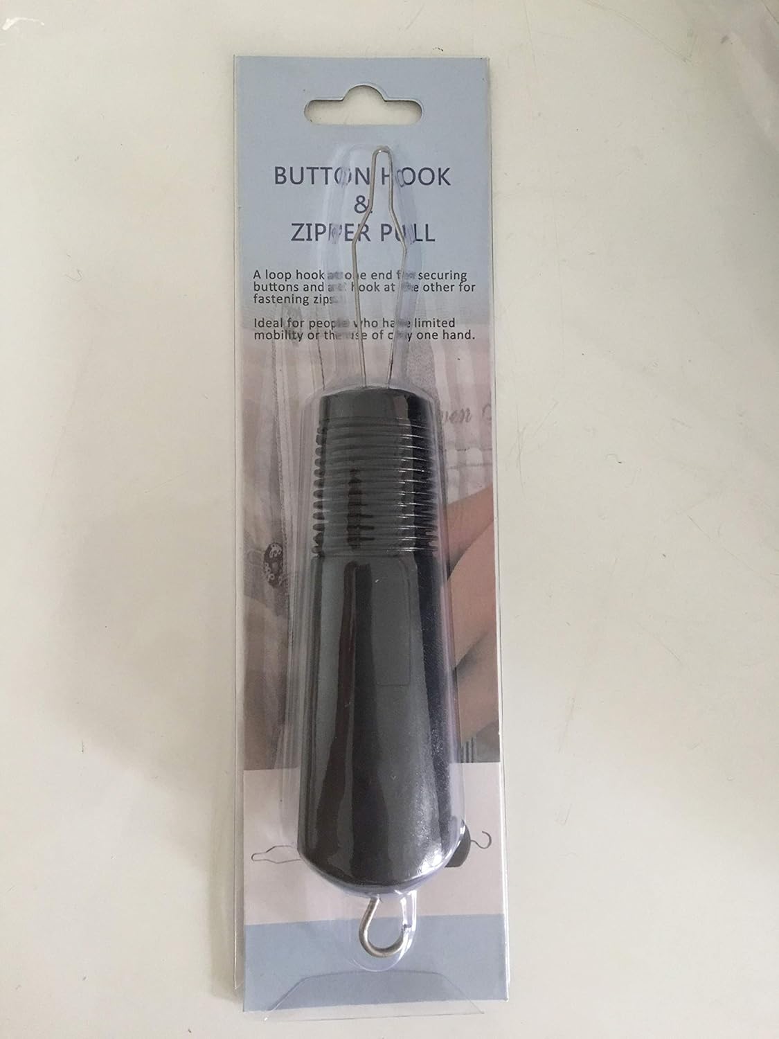 ZIME Clothing Buttoning Aids Zipper Pulls Aids Button Hooks for Elderly and Disabled Person: Health & Personal Care