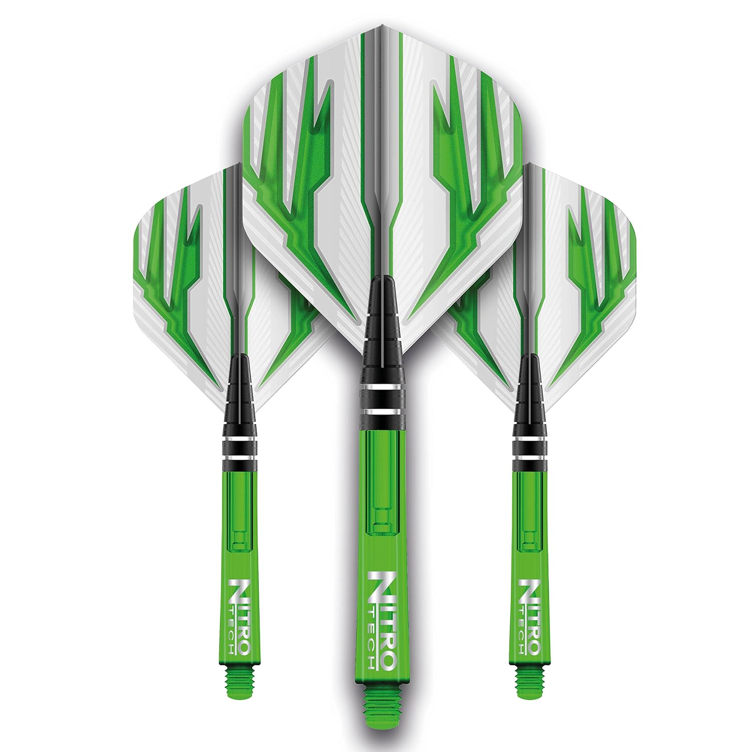 RED DRAGON Green Game On Hardcore Dart Flights – 4 Sets, Extra Dick 100 Micron, Standardform