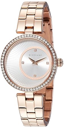 Giordano Analog Silver Dial Women's Watch - A2056-33