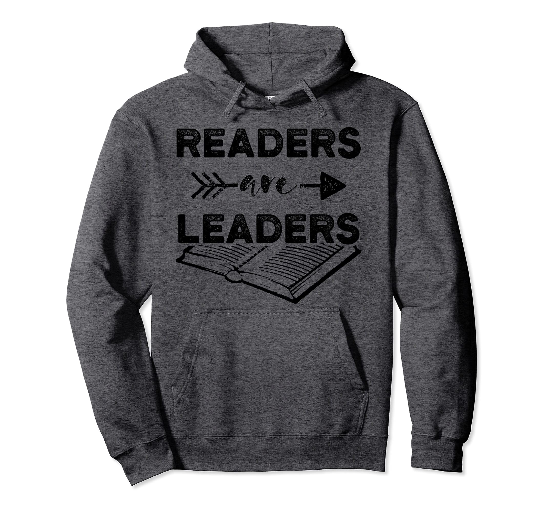 Readers Are Leaders Book Lover Reading Pullover Hoodie