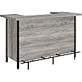 Coaster Furniture Bar Unit Grey Driftwood Black 182105
